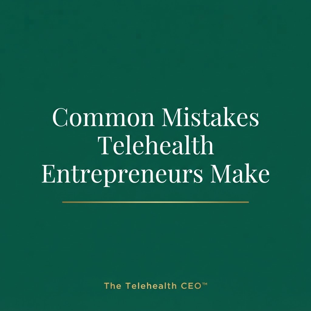 The Biggest Mistakes New Telehealth Entrepreneurs Make (And How to Avoid Them)