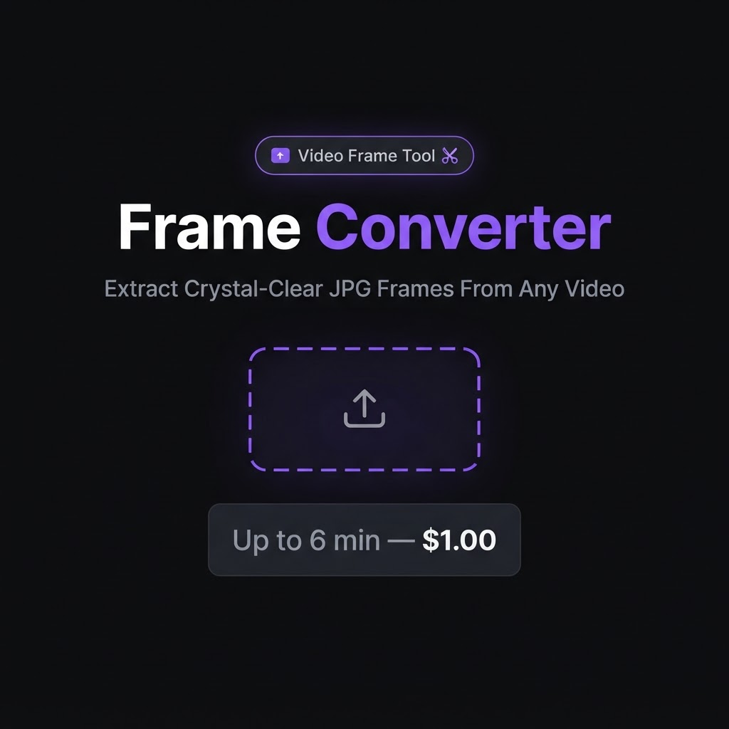 Extract Crystal-Clear Frames From Any Video