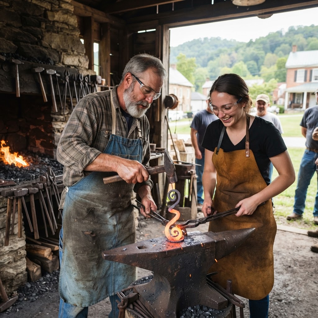Forge a Spiral Candlestick with Jeff Farmer