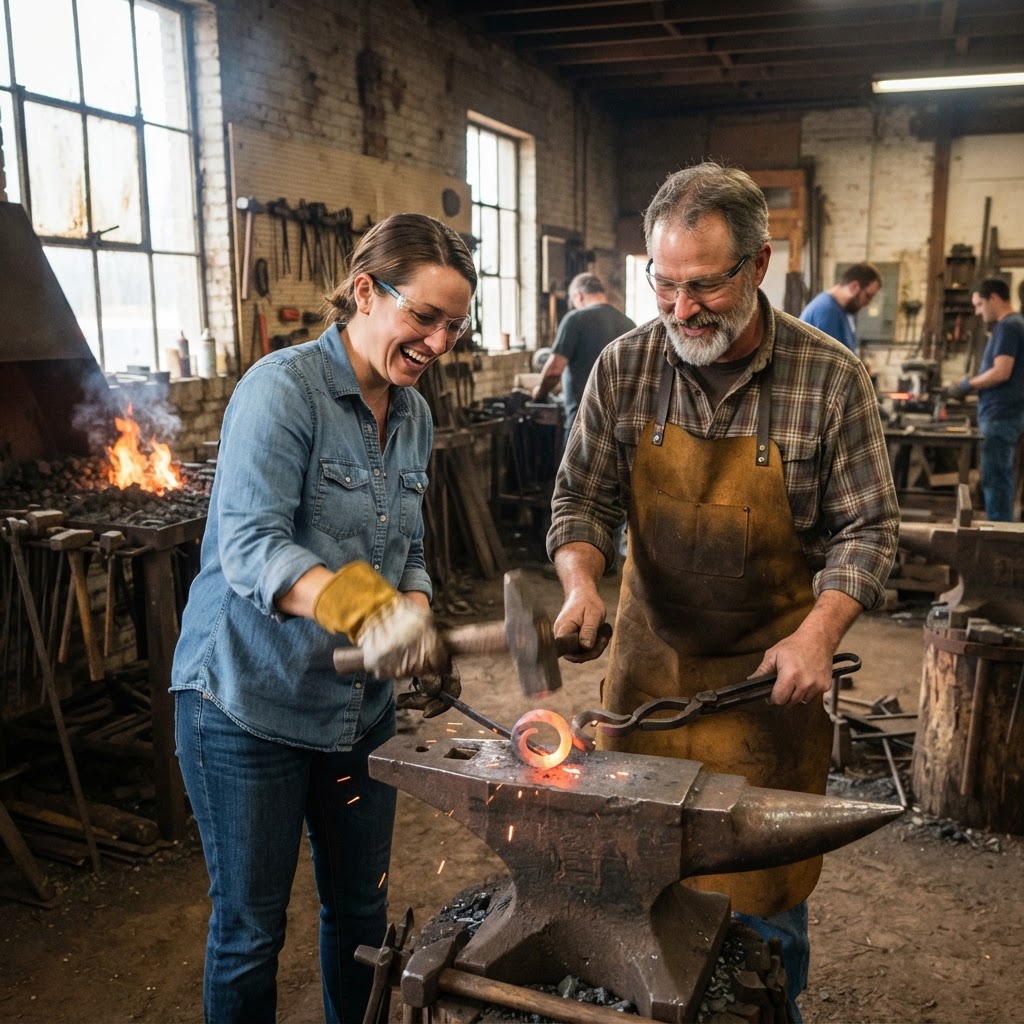 Forge a Spiral Candlestick with Jeff Farmer