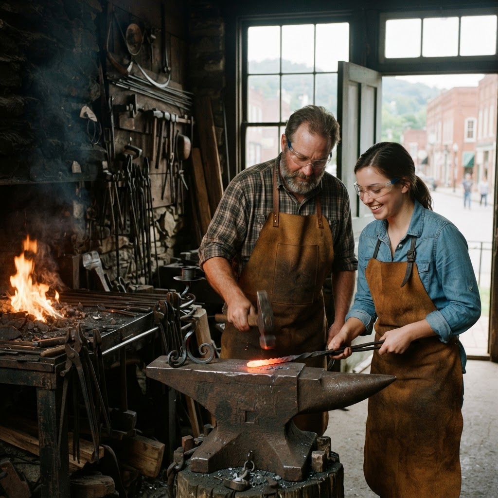 Forge a Spiral Candlestick with Jeff Farmer