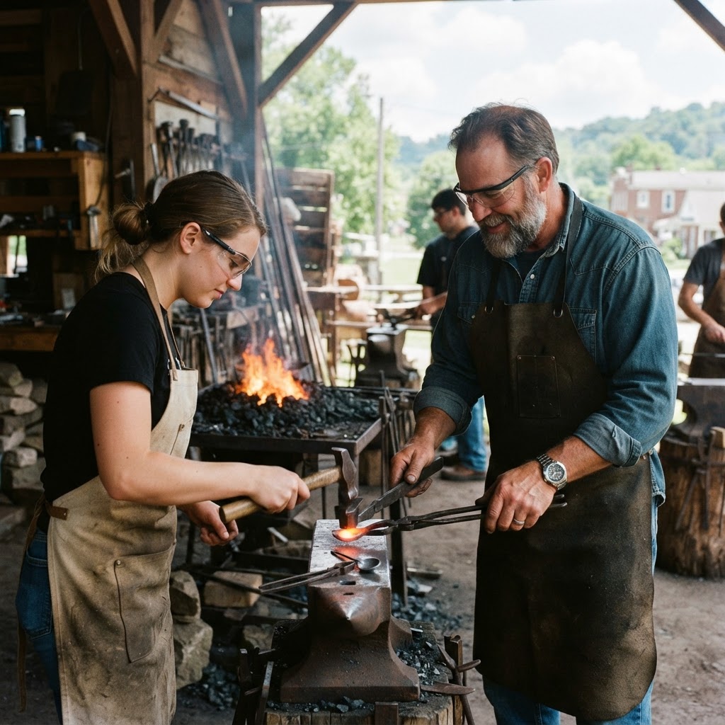 Forge Salt Spoons with Jeff Farmer