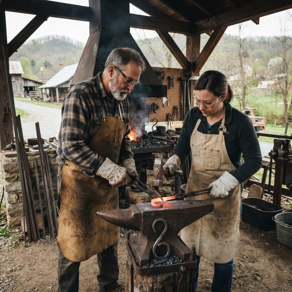 Forge a Pair of Hooks with Jeff Farmer