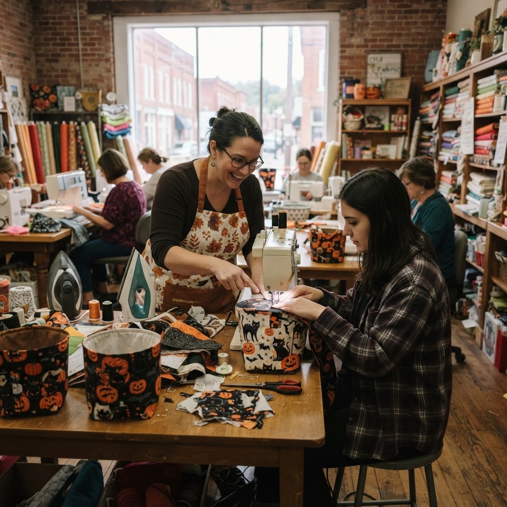 Sew a Trick or Treat Bucket with Rebekah Johnson