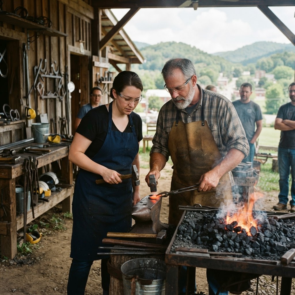 Forge Salt Spoons with Jeff Farmer