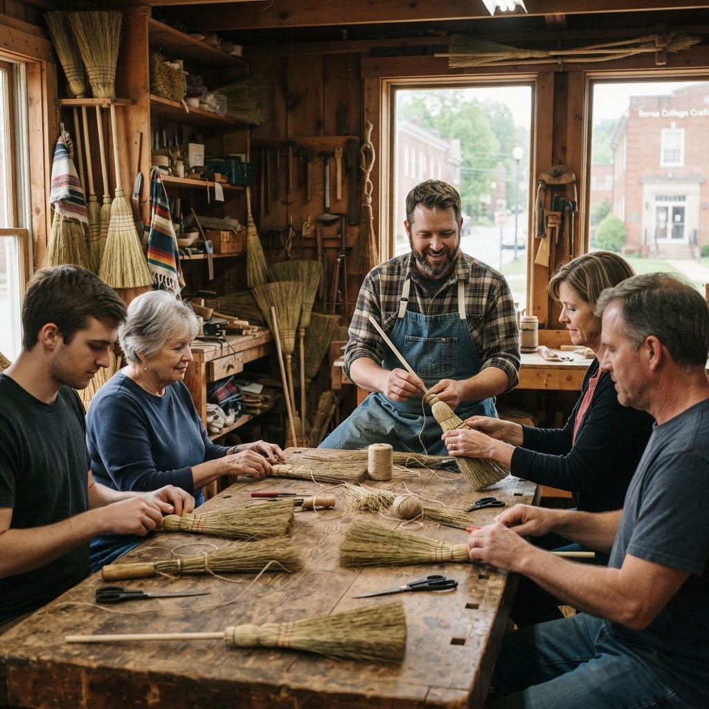 Introduction to Broom Making: Cobweb Brooms with Dustin Cecil