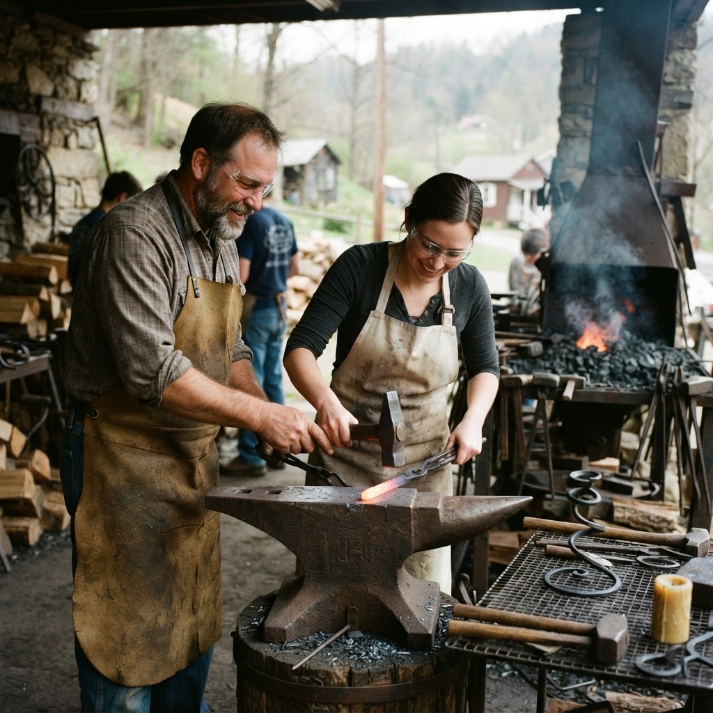 Forge a Spiral Candlestick with Jeff Farmer