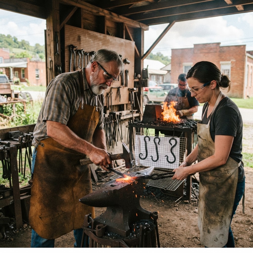 Forge a Pair of Hooks with Jeff Farmer