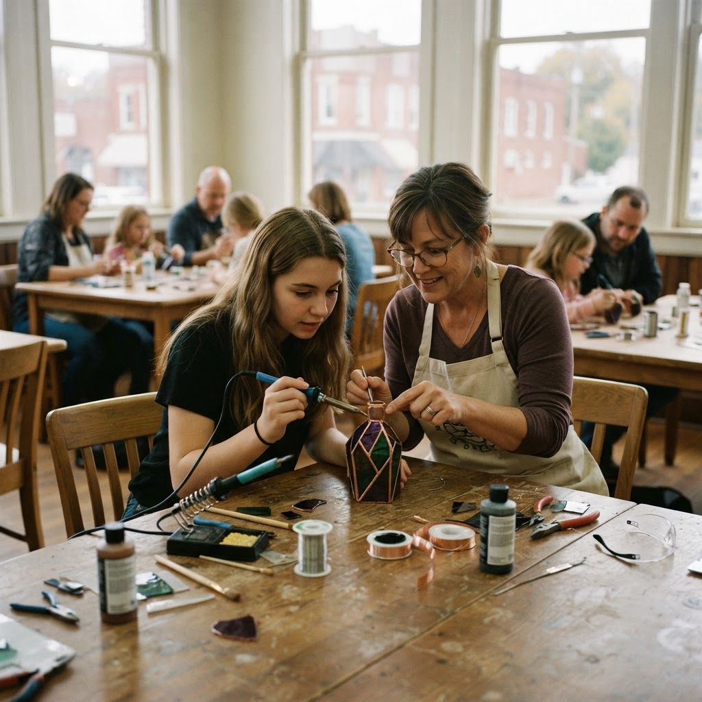 Stained Glass Potion Bottle with Nikki Noel
