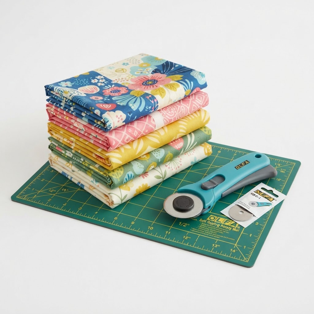 Rotary Cutter & Self-Healing Mat Set