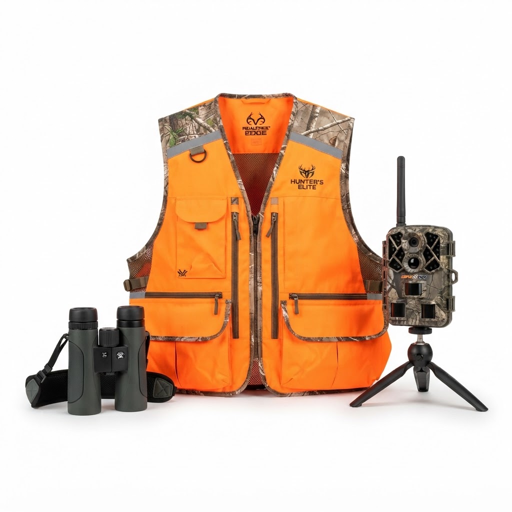 Blaze Orange Hunting Safety Vest
