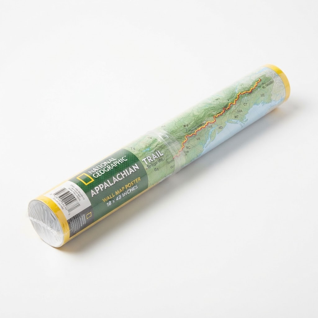 National Geographic Appalachian Trail Wall Map — 18x48 Poster