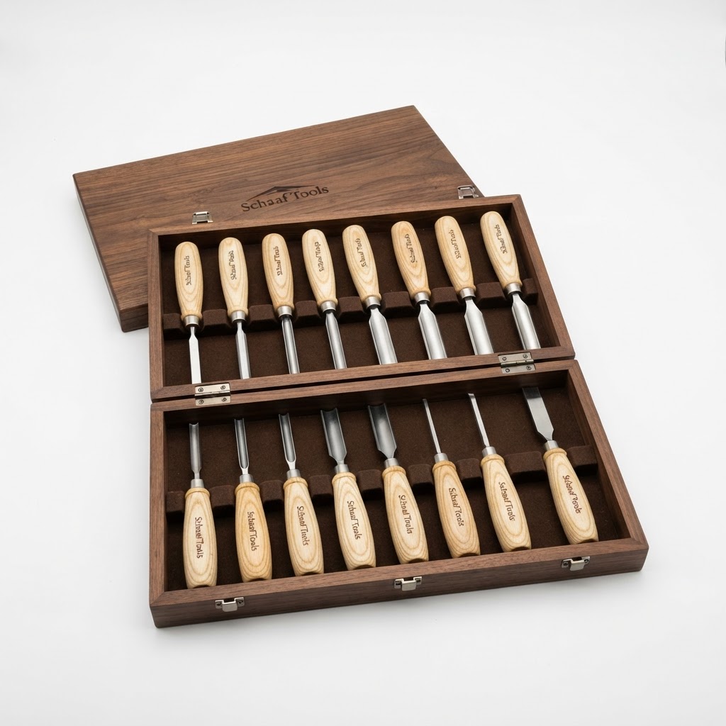 Schaaf Wood Carving Tools 12-Piece Foundation Set