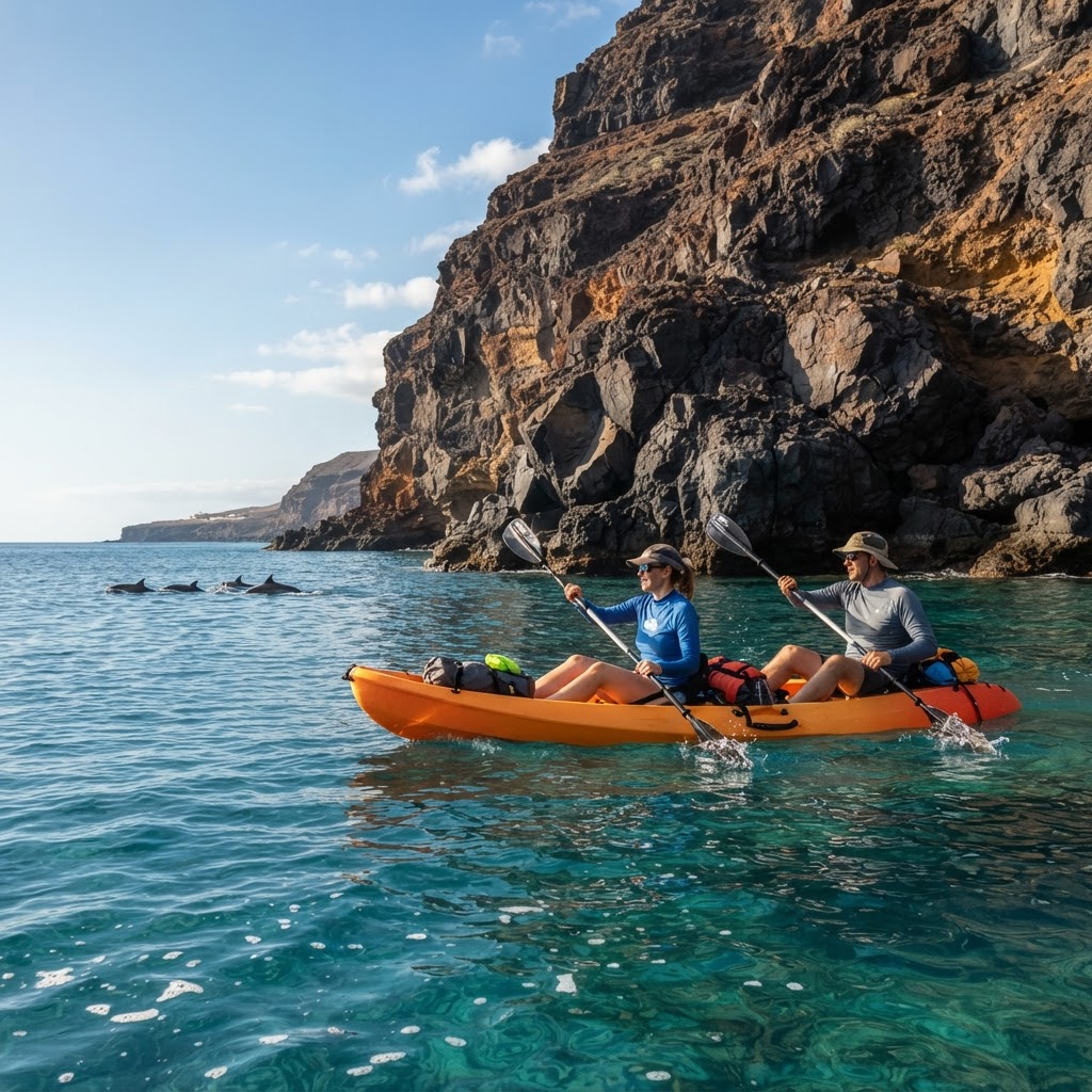 Kayaking Tour Tenerife — Snorkeling, Amazing Views & Scuba Combo