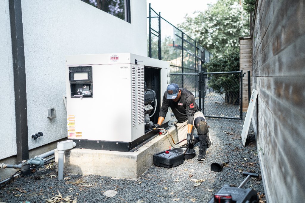 Custom generator installation by GenPro