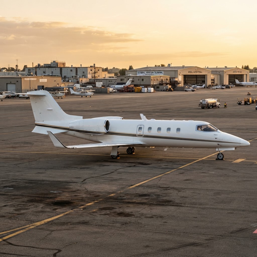 Learjet 60 — Midsize Jet for private jet charter