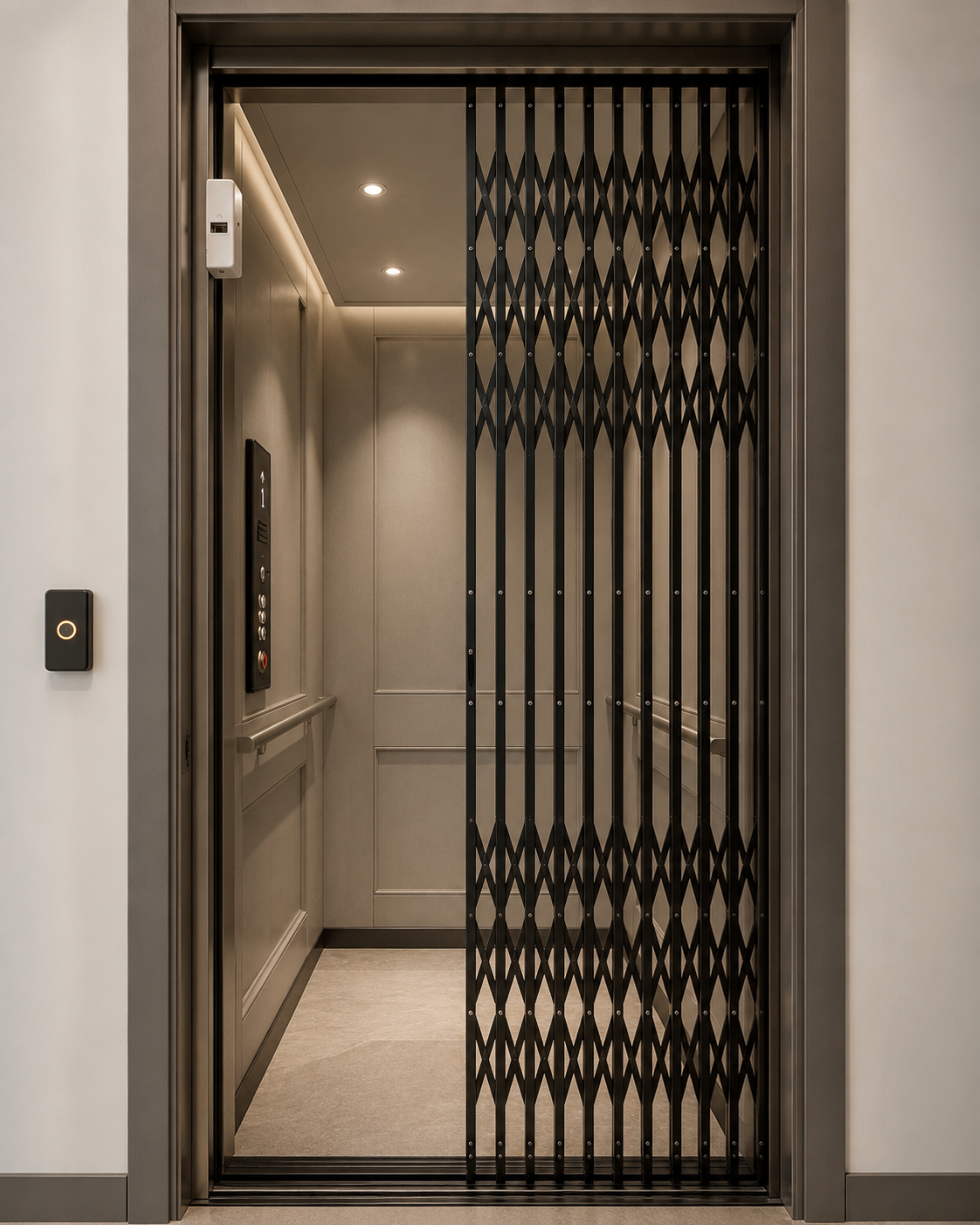 Interior de cabina residencial