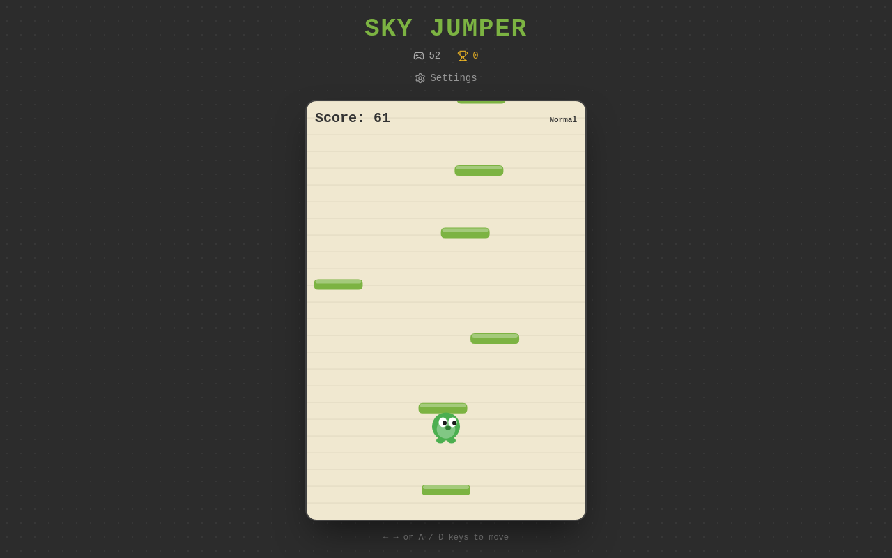 Sky Jumper template preview