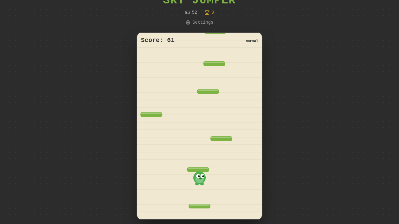 Sky Jumper template preview