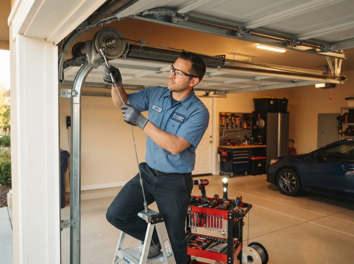Technician at work