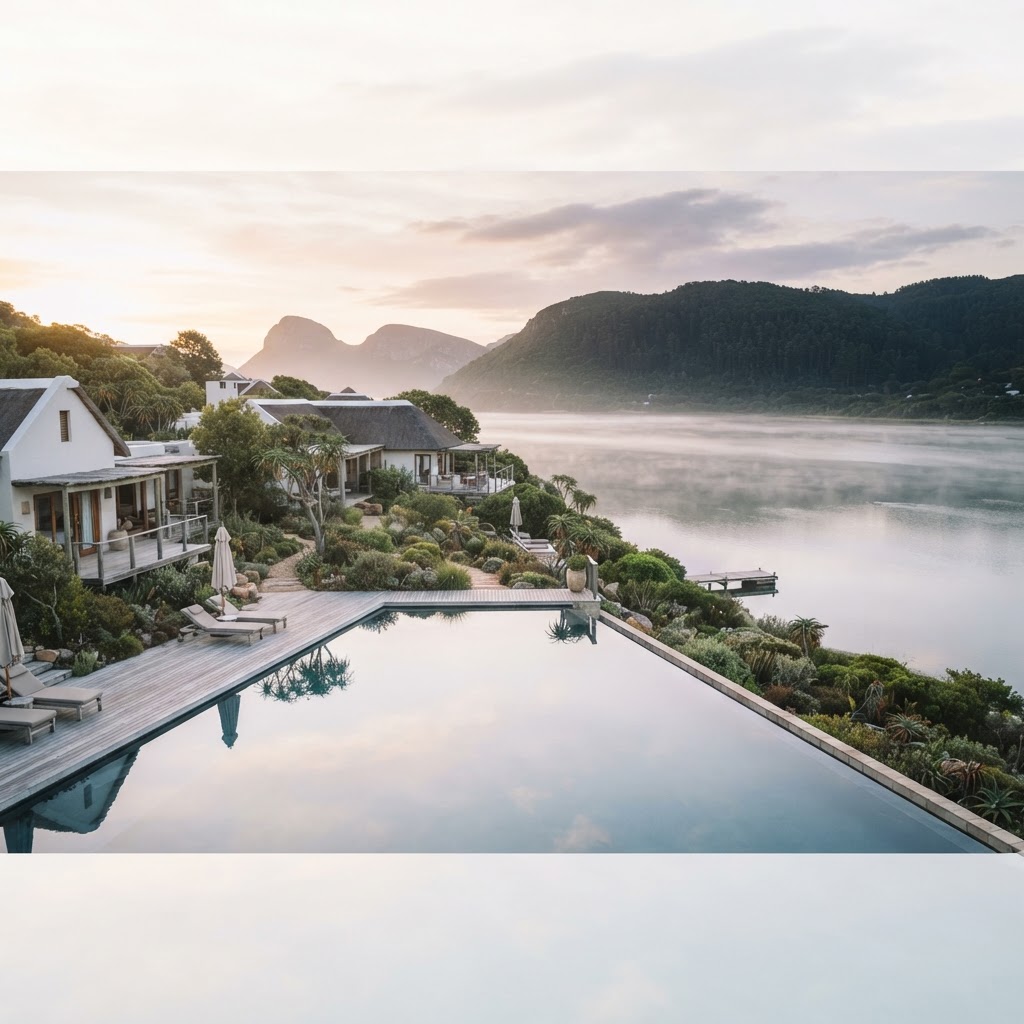 Knysna Lagoon at sunset