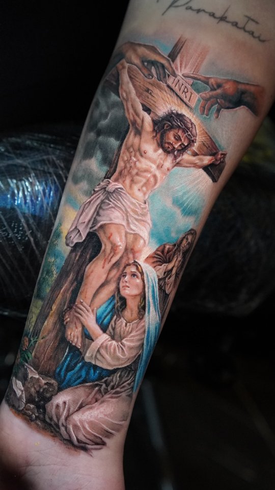 Tatuagem estilo Cristo