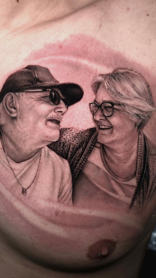 Tatuagem estilo Retrato