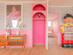Séjour et décoration pop avec arches