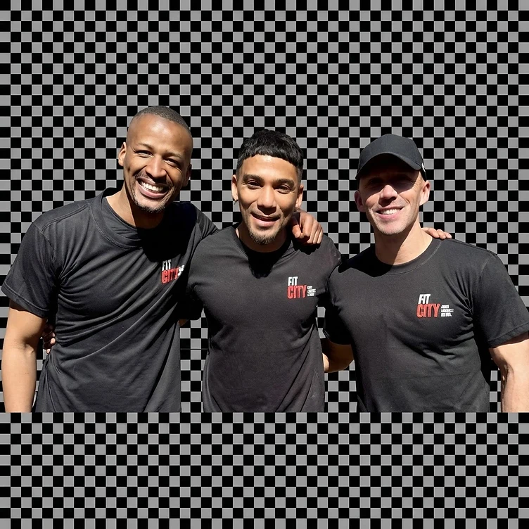 Fit City co-founders — Sifiso, Ruskin and Brad