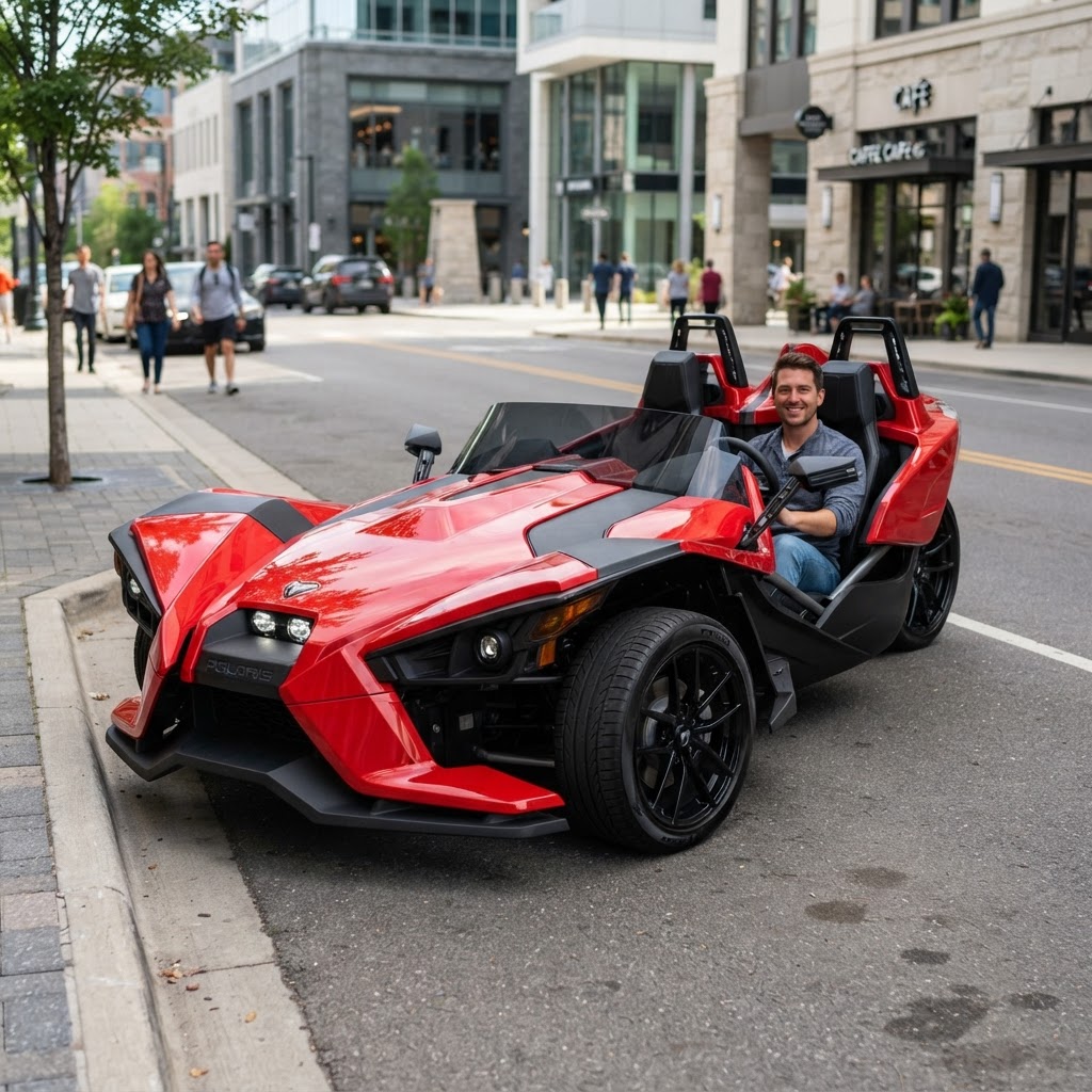 2021 Polaris Slingshot R — 63 days on lot — showroom view 1