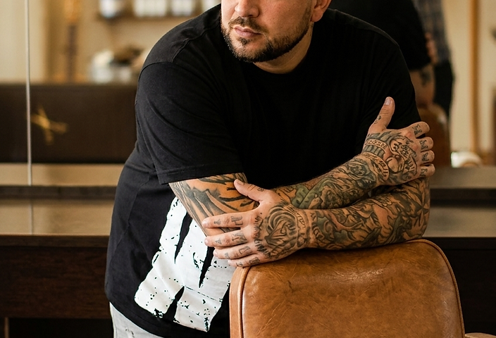Barbero de Why Not Barbershop en Barcelona