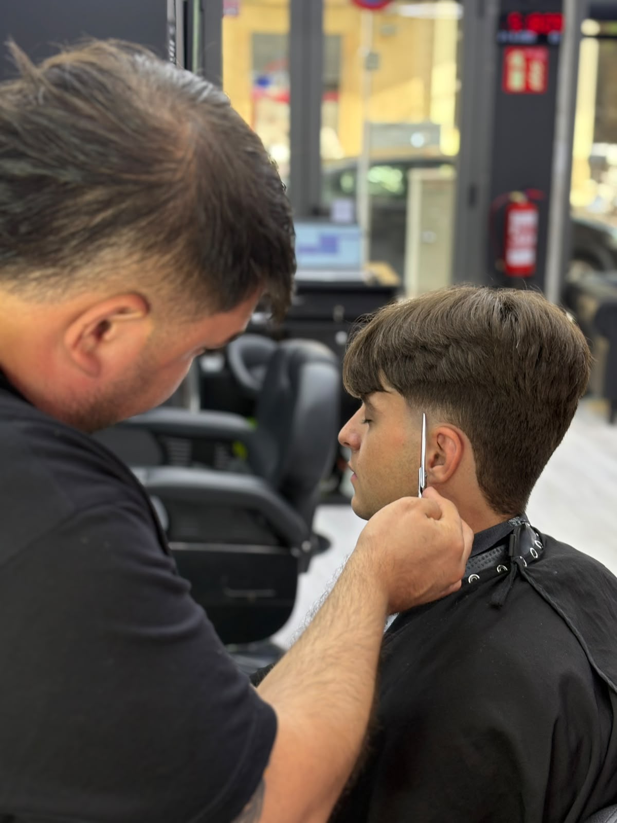 Corte de pelo, lavado y peinado