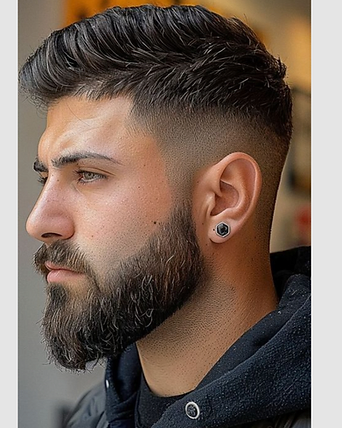 Perfilado de barba — Why Not Barbershop, Barcelona