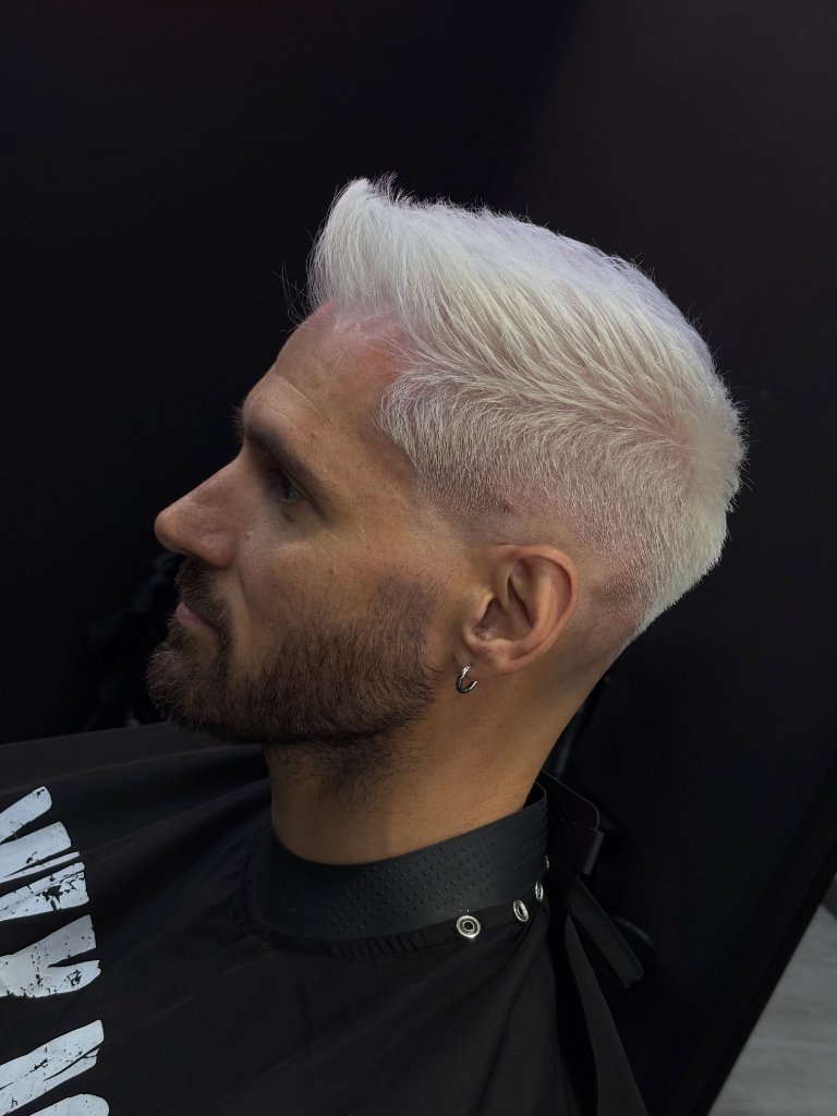 Platino con barba