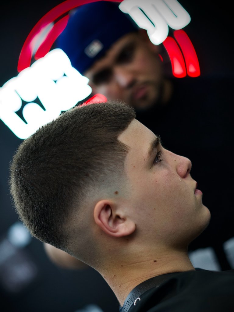 Skin fade con navaja