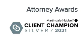 Martindale-Hubbell Client Champion Silver 2021