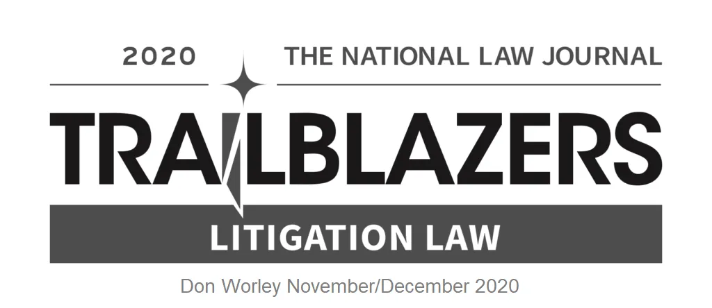 National Law Journal Trailblazers Litigation Law 2020