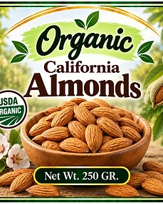 Almendras de California Orgánicas — UMA Natural Foods Costa Rica