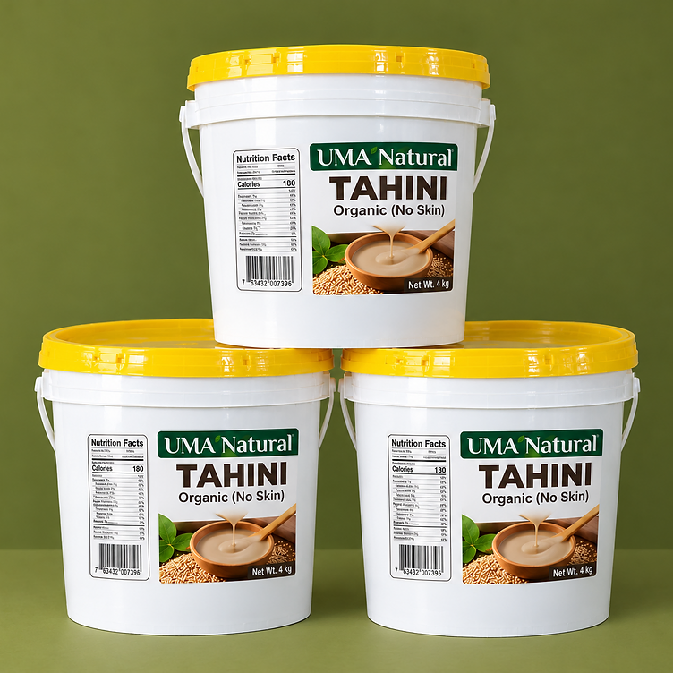 Tahini Orgánico Sin Piel 4kg — UMA Natural Foods Costa Rica