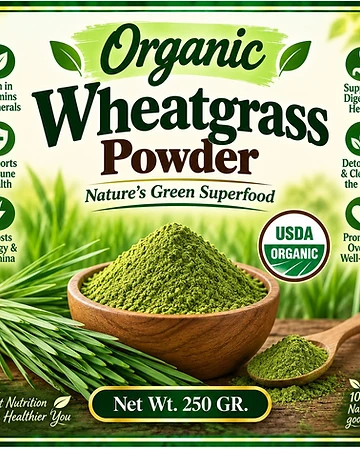 Polvo de Pasto de Trigo Orgánico — UMA Natural Foods Costa Rica