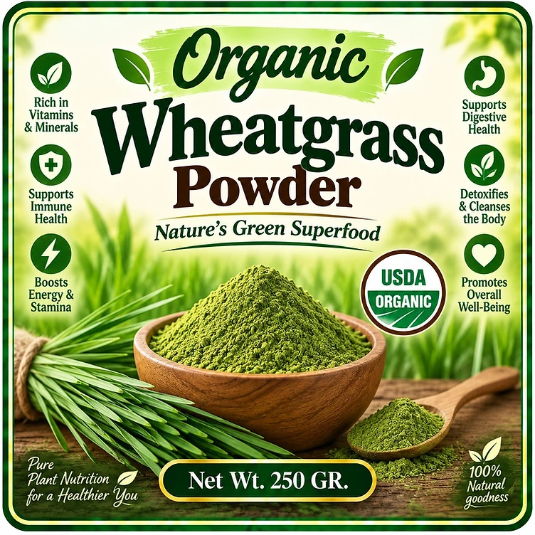 Polvo de Pasto de Trigo Orgánico — UMA Natural Foods Costa Rica
