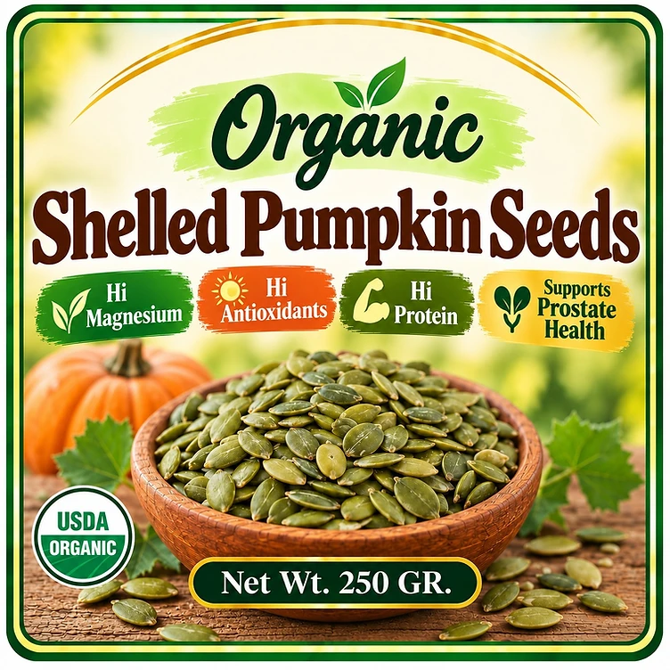 Semillas de Calabaza Peladas Orgánicas — UMA Natural Foods Costa Rica