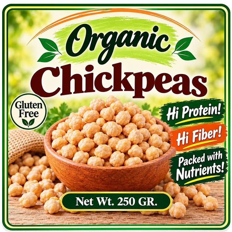 Garbanzos Orgánicos — UMA Natural Foods Costa Rica