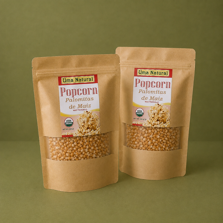 Palomitas Orgánicas — UMA Natural Foods Costa Rica