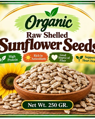 Semillas de Girasol Peladas Crudas Orgánicas — UMA Natural Foods Costa Rica