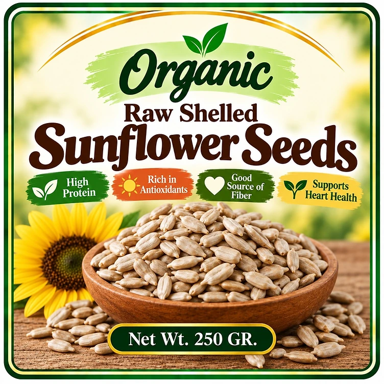 Semillas de Girasol Peladas Crudas Orgánicas — UMA Natural Foods Costa Rica