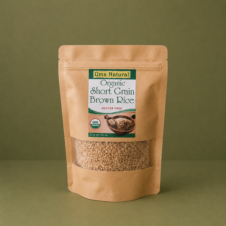 Arroz Integral de Grano Corto Orgánico — UMA Natural Foods Costa Rica
