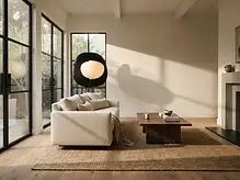 Residential interior design by Studio Fridae — Linden Residence in Newport Beach, CA with custom millwork, oak flooring, and curated furnishings