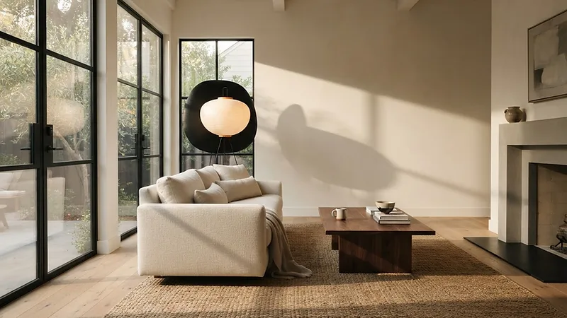 Residential interior design by Studio Fridae — Linden Residence in Newport Beach, CA with custom millwork, oak flooring, and curated furnishings