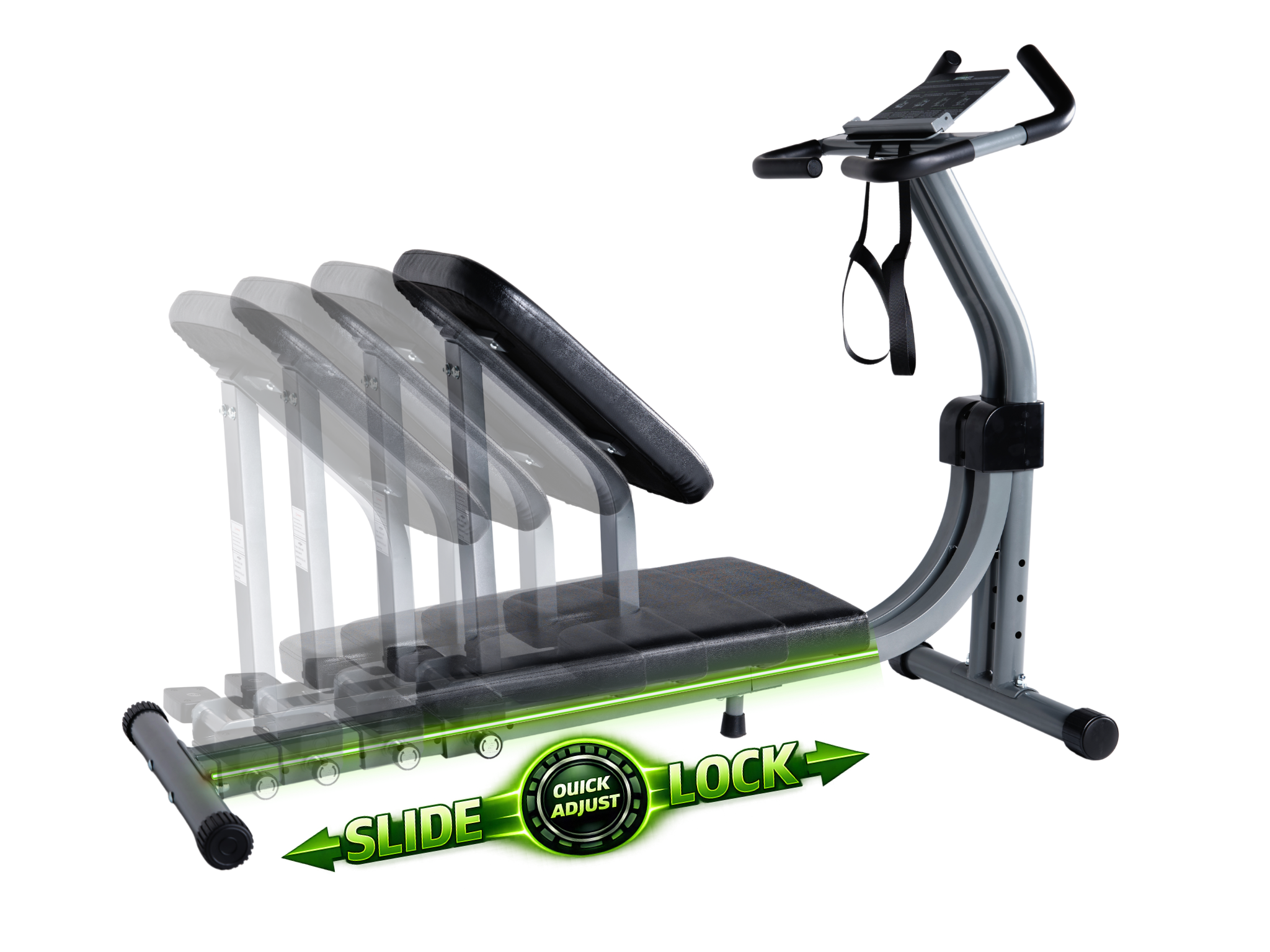 Adjustable sliding seat rail